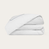 Sateen White Cord Blue Duvet Cover