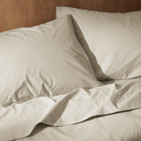 Percale Sand Duvet Cover Set