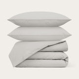 Percale Cloud Grey Duvet Cover Set