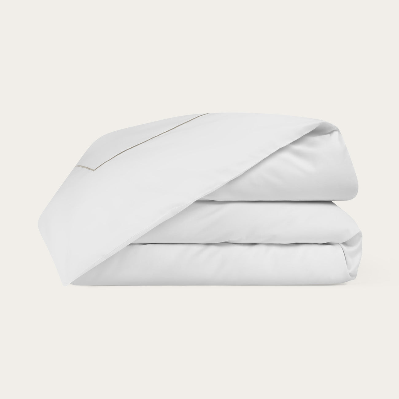 Percale Duvet Cord Beige
