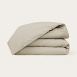 Organic Cotton Percale Duvet Cover - Sand