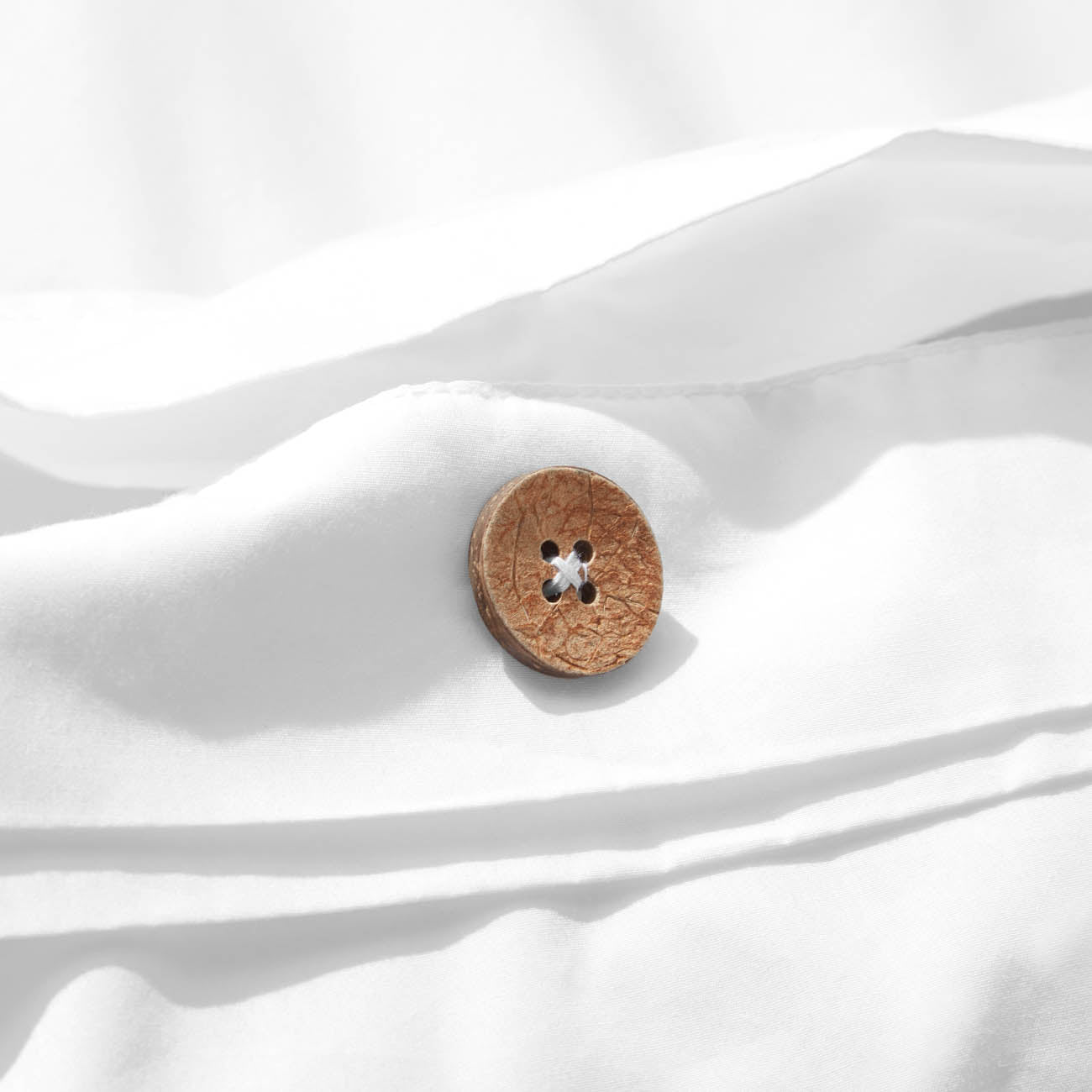 Percale Snow White Duvet Cover