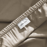 Sateen Natural Fitted Sheet Long Side