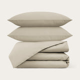Sateen Natural Duvet Cover Set