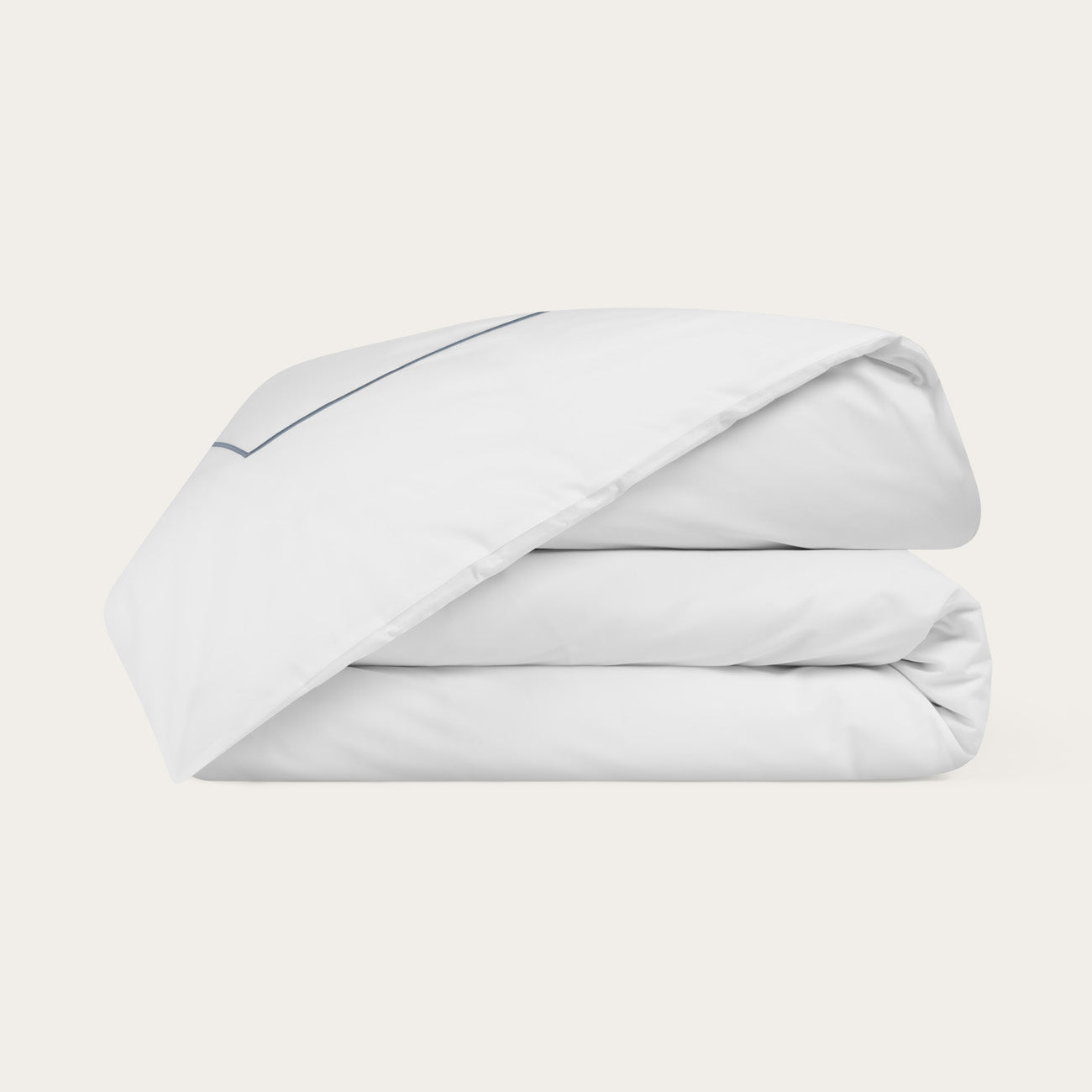 Sateen Cord Blue Duvet Cover