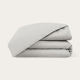 Sateen Light Grey Duvet Cover