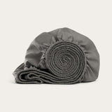 Sateen Charcoal Grey Fitted bedsheet