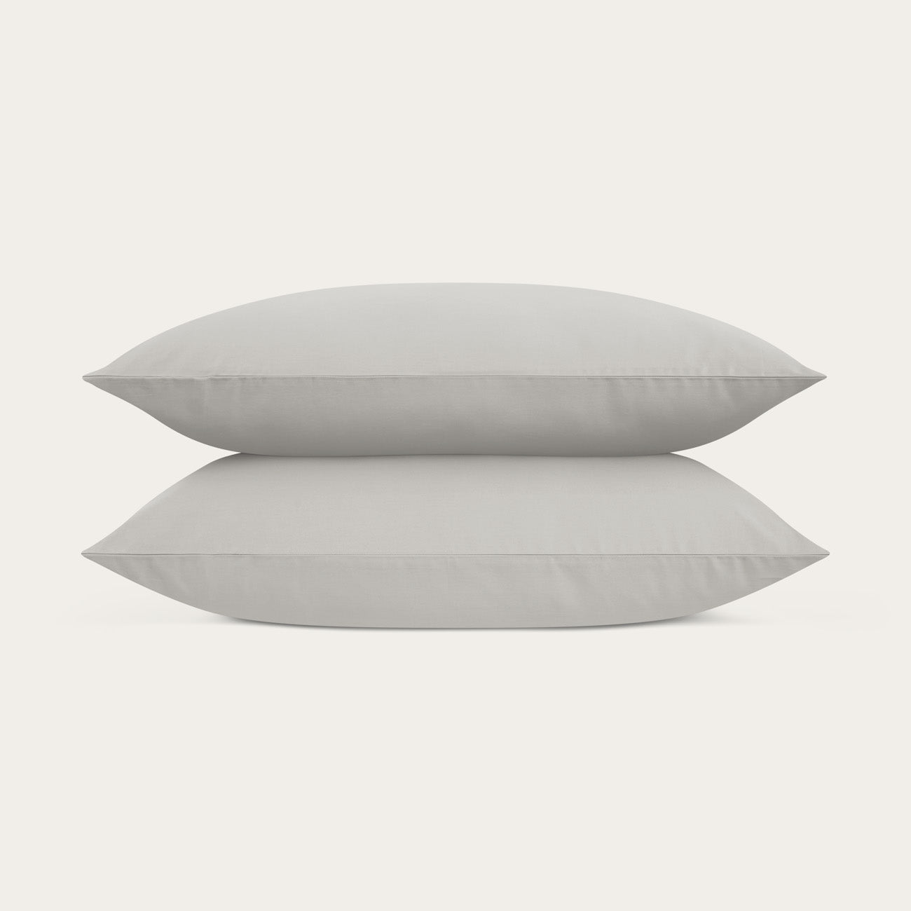 Sateen Light Grey Pillow Case