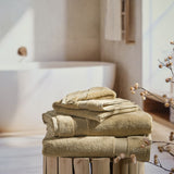 Plush Organic Cotton Towel Bundles - Sand Pebble
